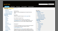 Desktop Screenshot of help.sports-it.com